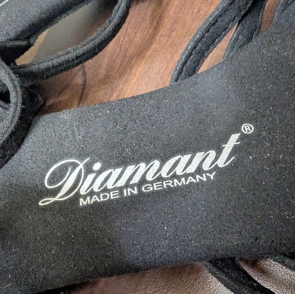 Diamant Ballroom Latin Salsa Dance Shoes with Vario Spin Sole Dancing Shoe Sz 9 - Picture 7 of 15